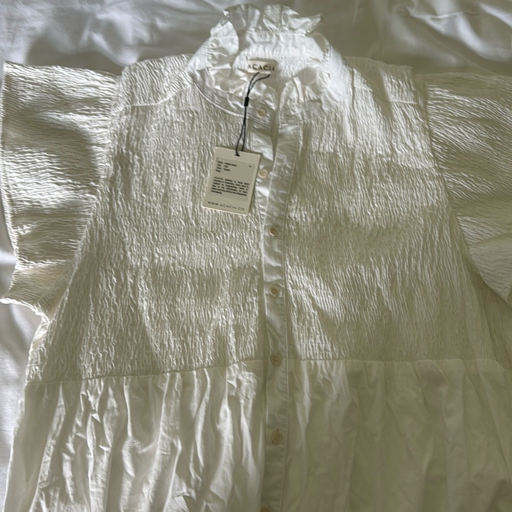 Acacia Marlowe P/S oyster long dress nwt